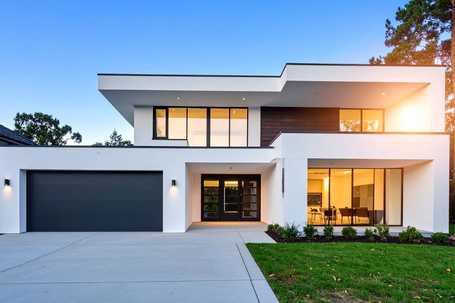 Modern Australian home representing successful property ownership through a home loan with Elevate Financial.